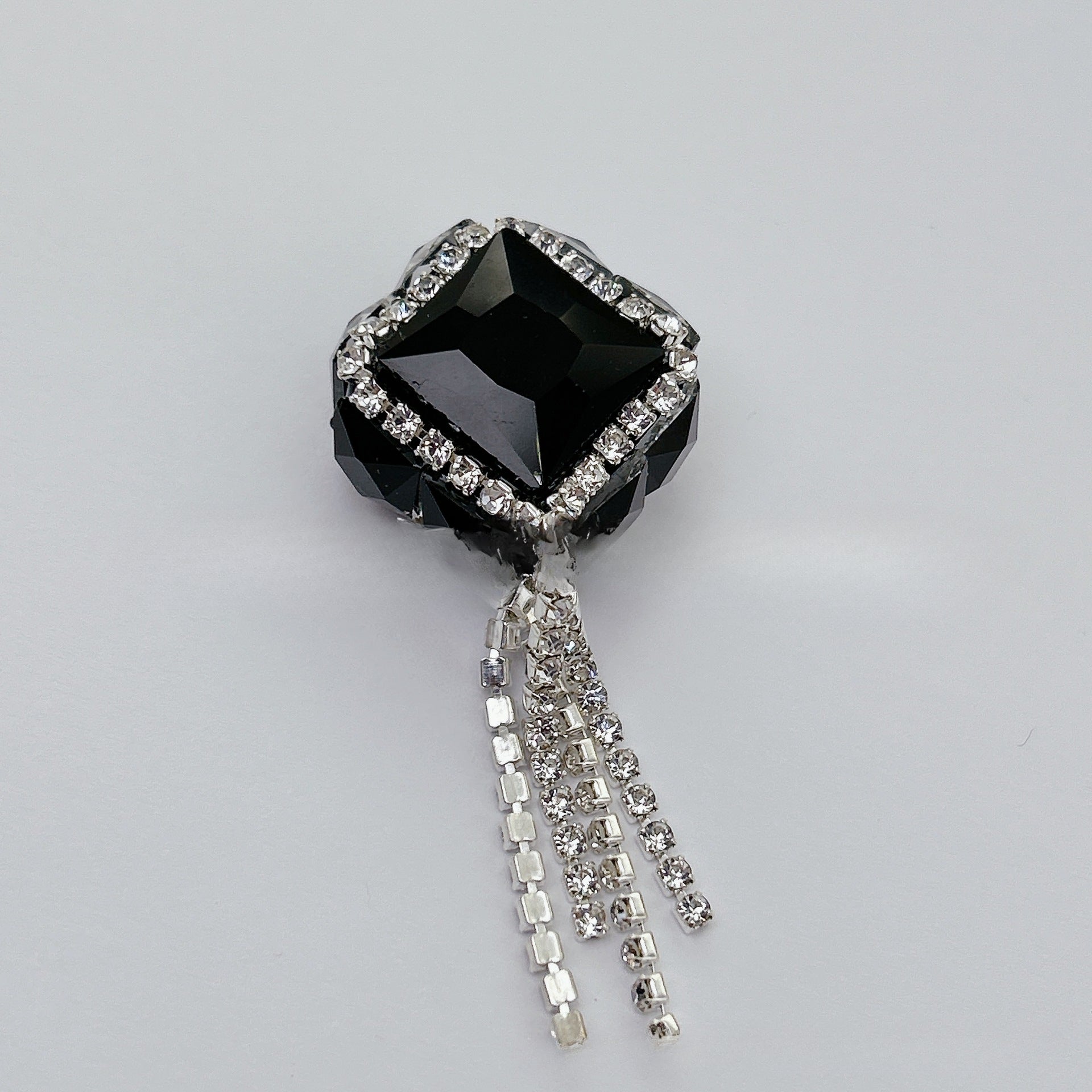 Wholesale 5PCS Acrylic Tassel Zircon Butterfly Oval Beads Loose Beads