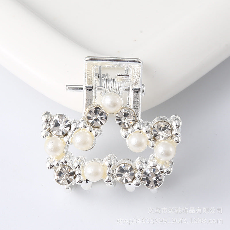 Wholesale Women's Hair Grasp All-match Simple Alloy Electroplating Grasp Clip