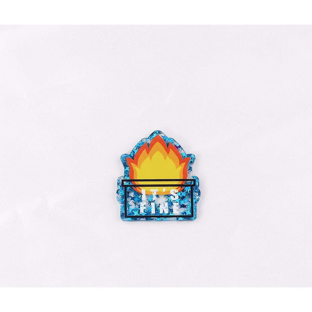 Wholesale 10pcs Loose Powder Cartoon Organ Medical Letters Acrylic Cute Things DIY Patches