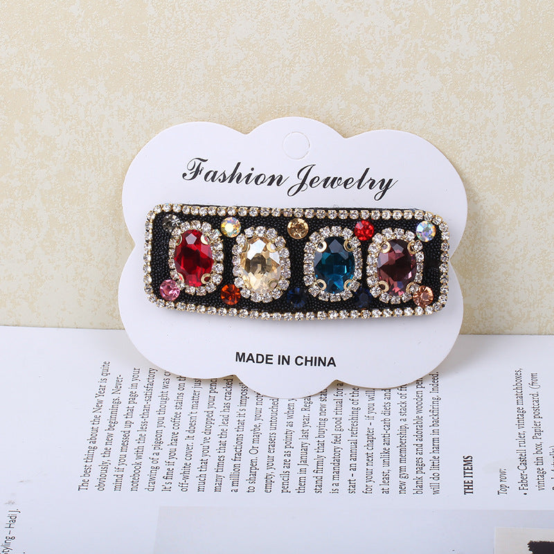 Wholesale Diamond Inlaid Crystal Pearl Hair Clips