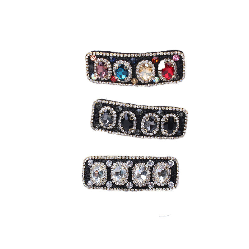 Wholesale Diamond Inlaid Crystal Pearl Hair Clips