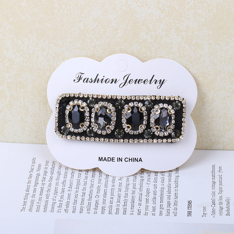 Wholesale Diamond Inlaid Crystal Pearl Hair Clips