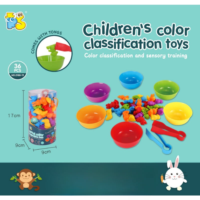 Wholesale Children's Plastic Counting Classification Early Education Cognitive Toys