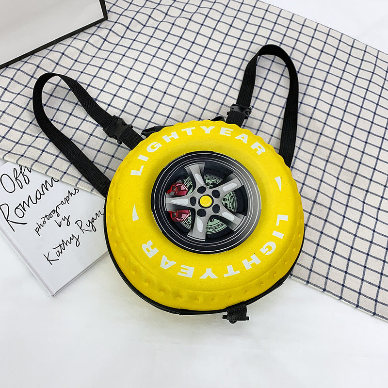 Wholesale EVA Children's Creative Wheel Design 3D Three-dimensional Backpack