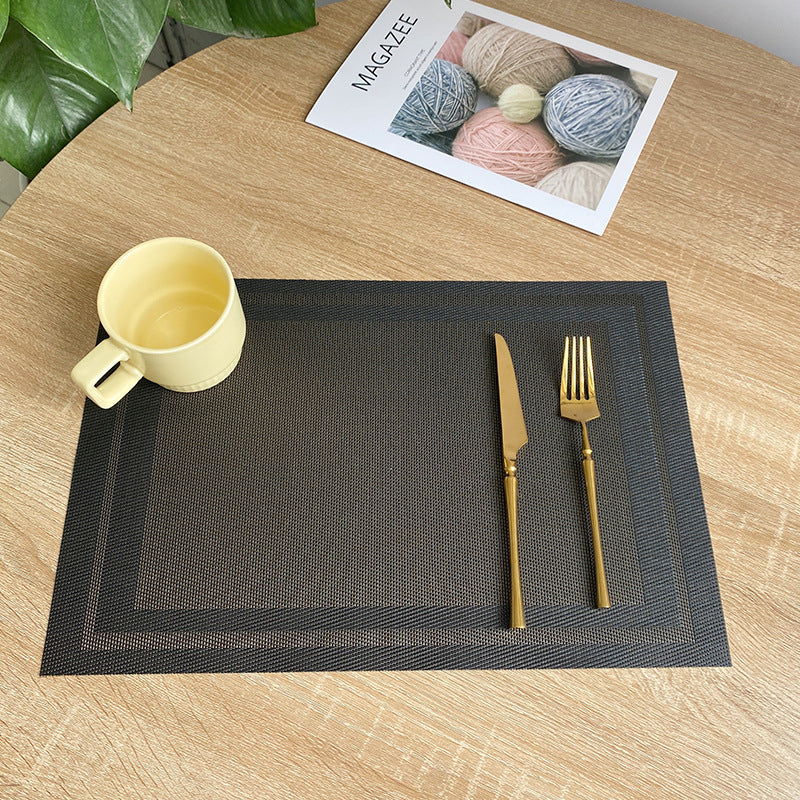 Wholesale European Style Western Table Mat PVC Place Mat
