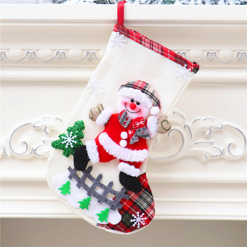 Wholesale Christmas Stocking Large Candy Bag Decoration