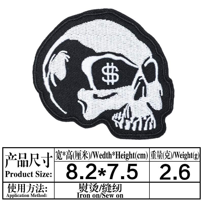 Wholesale Skull Pentagram Series DIY Patches