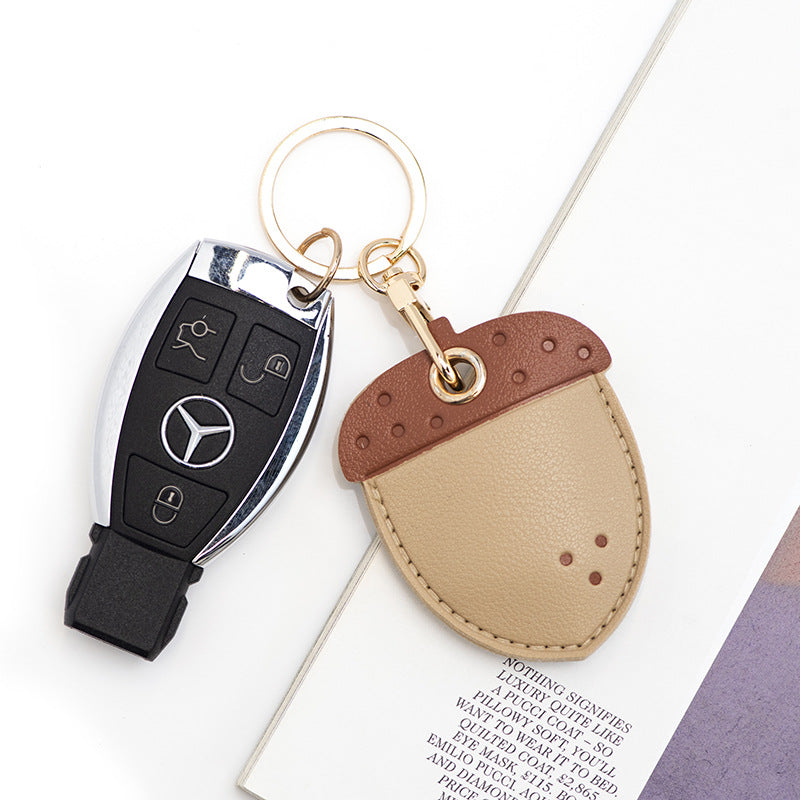Wholesale Access Control Card Leather Case Keychain