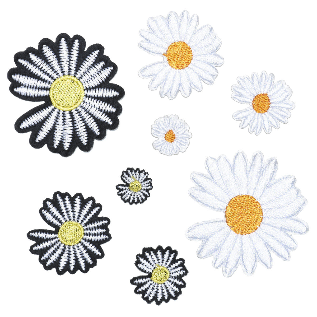 Wholesale Felt Embroidered Self Adhesive Patch Stylish Clothing Hair Accessory DIY Craft Supply Gift Boutique Resale