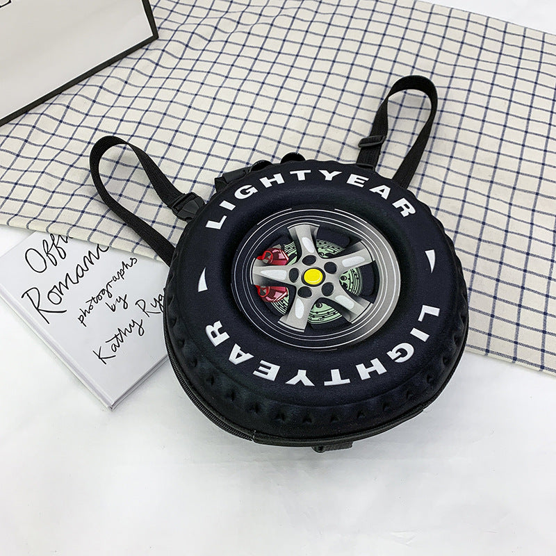 Wholesale EVA Children's Creative Wheel Design 3D Three-dimensional Backpack