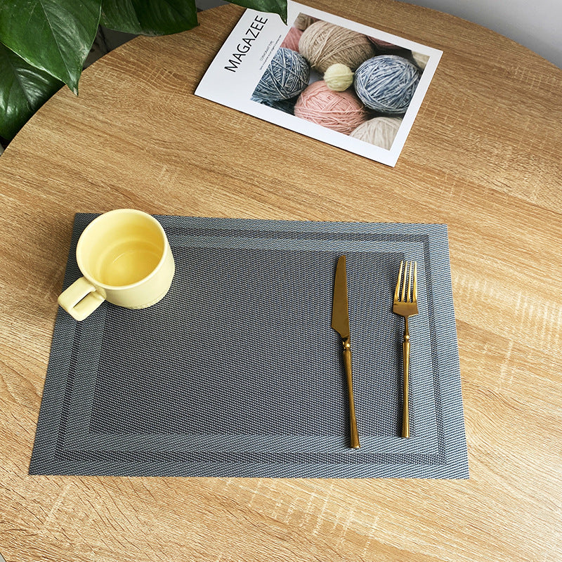 Wholesale European Style Western Table Mat PVC Place Mat