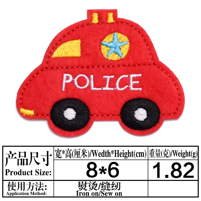 Wholesale Felt Twill Cartoon Animal Iron On Embroidery Patches For Hat DIY Casual Craft Supply OLY Exclusive