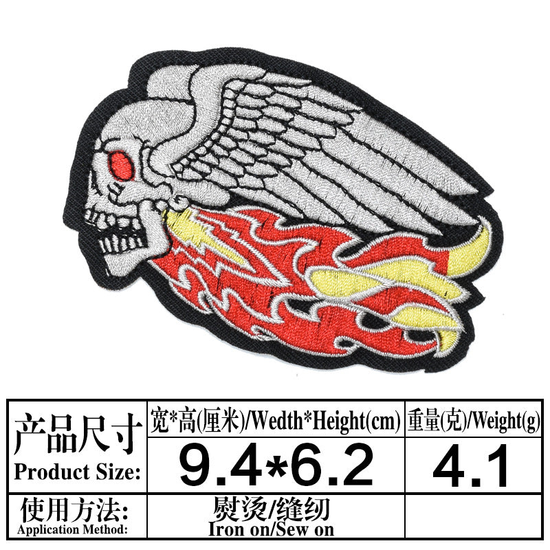 Wholesale Skull Pentagram Series DIY Patches