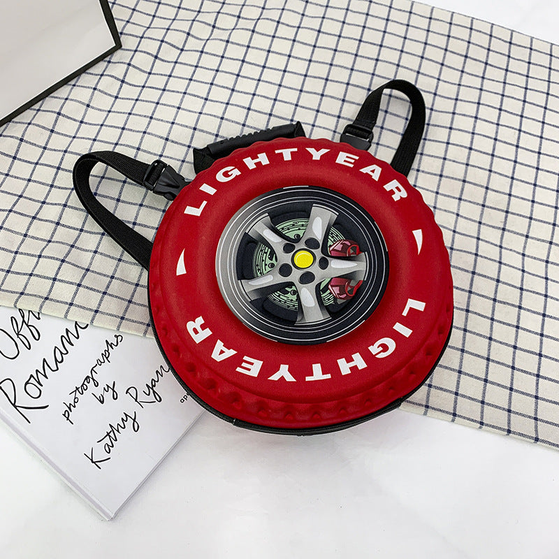 Wholesale EVA Children's Creative Wheel Design 3D Three-dimensional Backpack