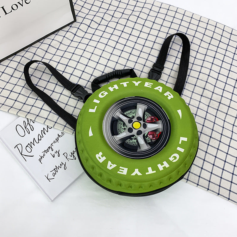 Wholesale EVA Children's Creative Wheel Design 3D Three-dimensional Backpack