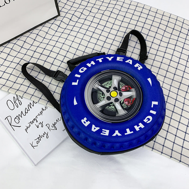 Wholesale EVA Children's Creative Wheel Design 3D Three-dimensional Backpack