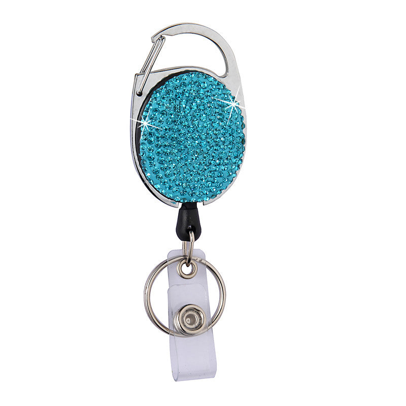 Wholesale Metal Badge Reels carabiner with diamond extension