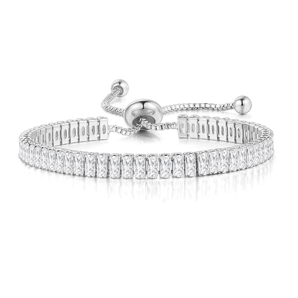 Wholesale Full CZ Adjustable Bracelet
