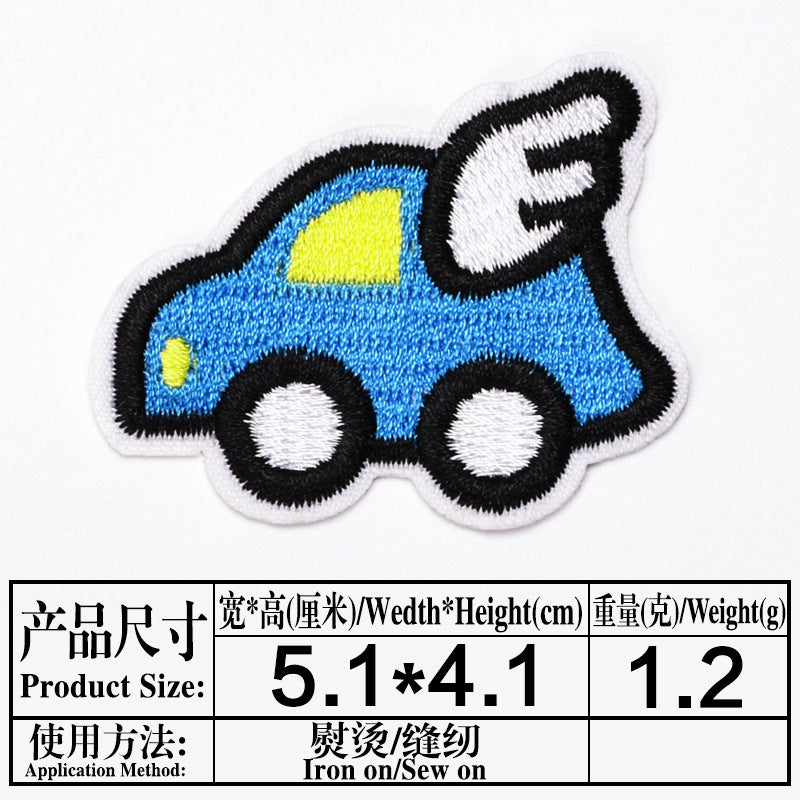 Wholesale Felt Twill Cartoon Animal Iron On Embroidery Patches For Hat DIY Casual Craft Supply OLY Exclusive