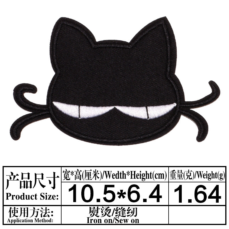 Wholesale Felt Twill Cartoon Animal Iron On Embroidery Patches For Hat DIY Casual Craft Supply OLY Exclusive