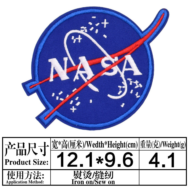 Wholesale Felt Twill Embroidered Patches Space Astronaut Rocket DIY Craft Decorative Home Decor Resale Gift MysteryZone