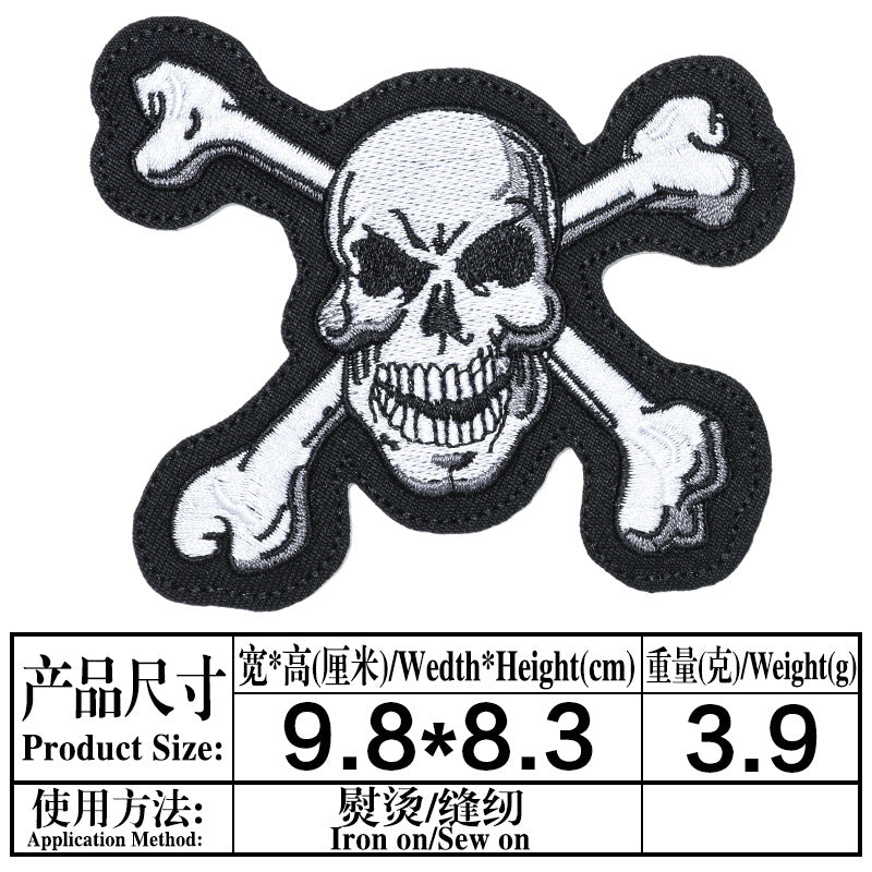 Wholesale Skull Pentagram Series DIY Patches
