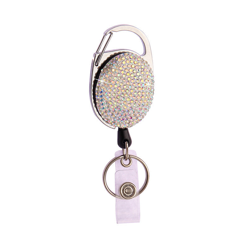 Wholesale Metal Badge Reels carabiner with diamond extension