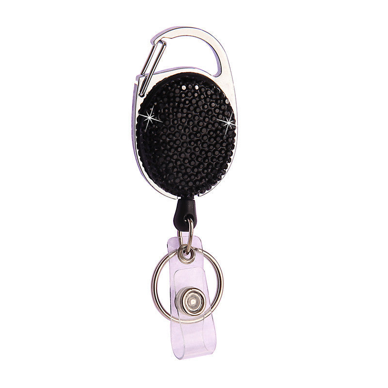 Wholesale Metal Badge Reels carabiner with diamond extension