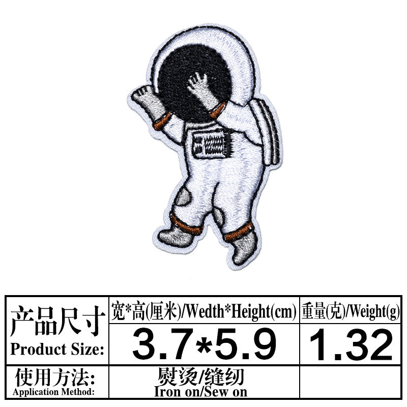 Wholesale Astronaut Air Force Diver Embroidery Patches DIY Clothing Decorative Accessory Casual Party Gift