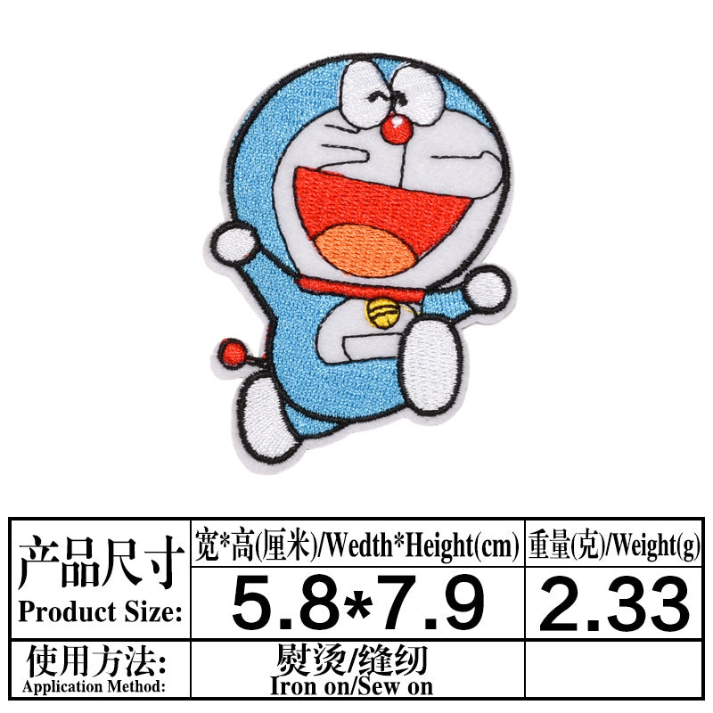 Wholesale Felt Twill Cartoon Animal Iron On Embroidery Patches For Hat DIY Casual Craft Supply OLY Exclusive