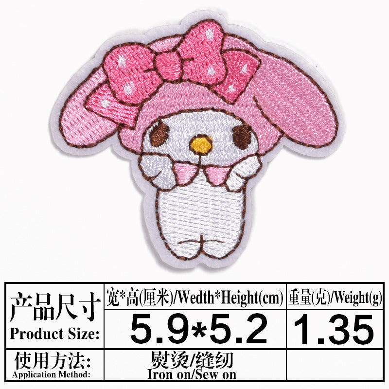 Wholesale Felt Twill Cartoon Animal Iron On Embroidery Patches For Hat DIY Casual Craft Supply OLY Exclusive