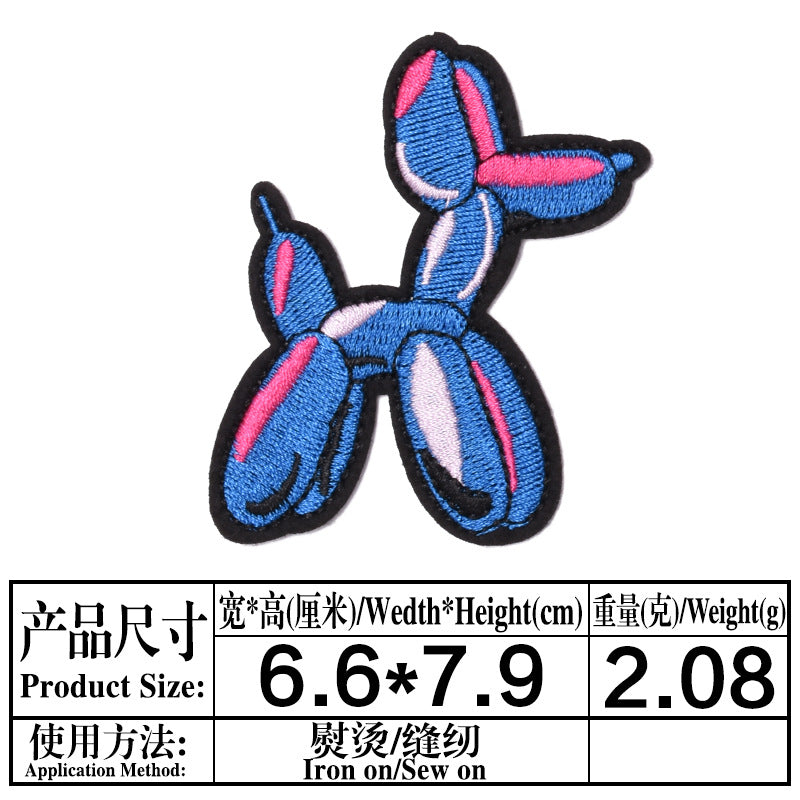 Wholesale Felt Twill Cartoon Animal Iron On Embroidery Patches For Hat DIY Casual Craft Supply OLY Exclusive