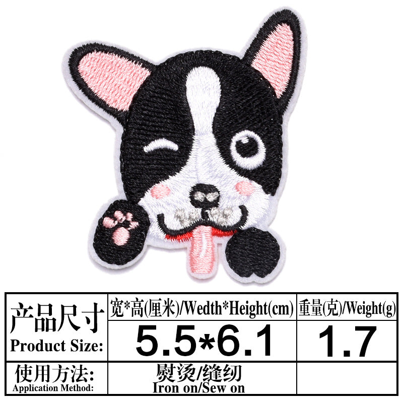 Wholesale Felt Twill Cartoon Animal Iron On Embroidery Patches For Hat DIY Casual Craft Supply OLY Exclusive