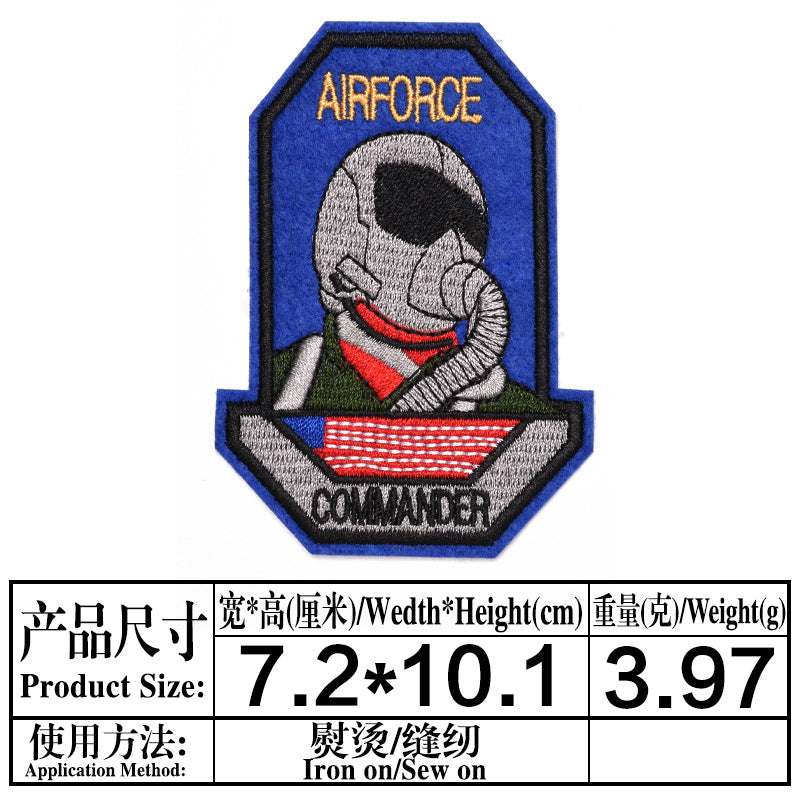 Wholesale Felt Twill Embroidered Patches Space Astronaut Rocket DIY Craft Decorative Home Decor Resale Gift MysteryZone