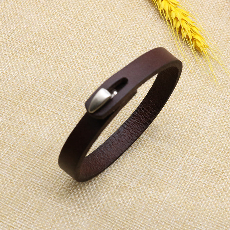 Wholesale Men's and women's vintage genuine leather bracelets