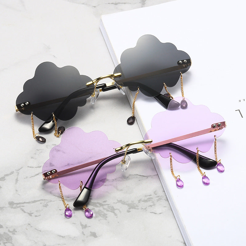 Wholesale PC Frameless Cloud Sunglasses