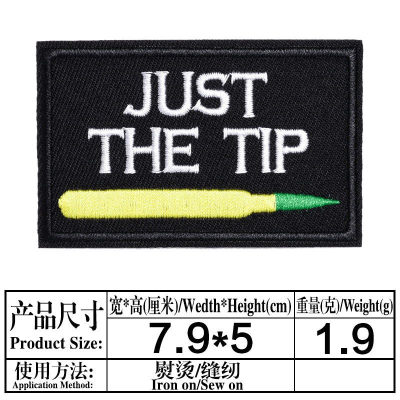 Wholesale Black English Letter Embroidered Patches 20 Pack DIY Clothing Badges For Shoes Hats Fashion Decorative Accessory For Everyday Use
