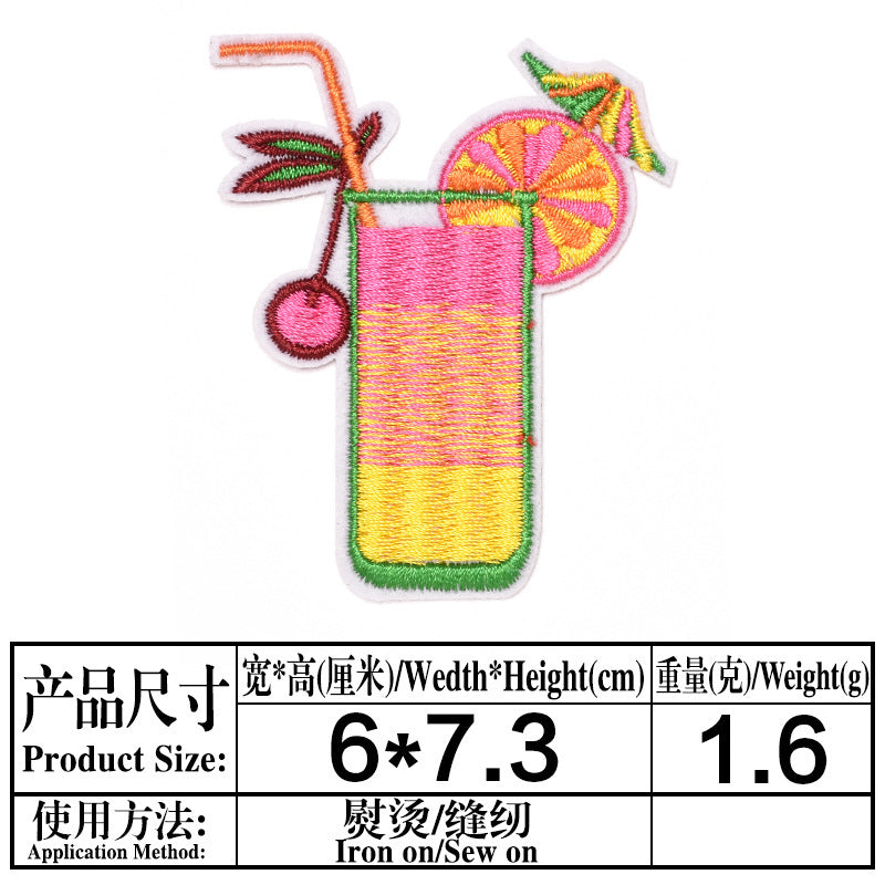 Wholesale 9 Pack Cartoon Iron On Patches For Kids Clothing Trendy Cloth Embroidery Appliques For Jeans Repair DIY Decorative Accent