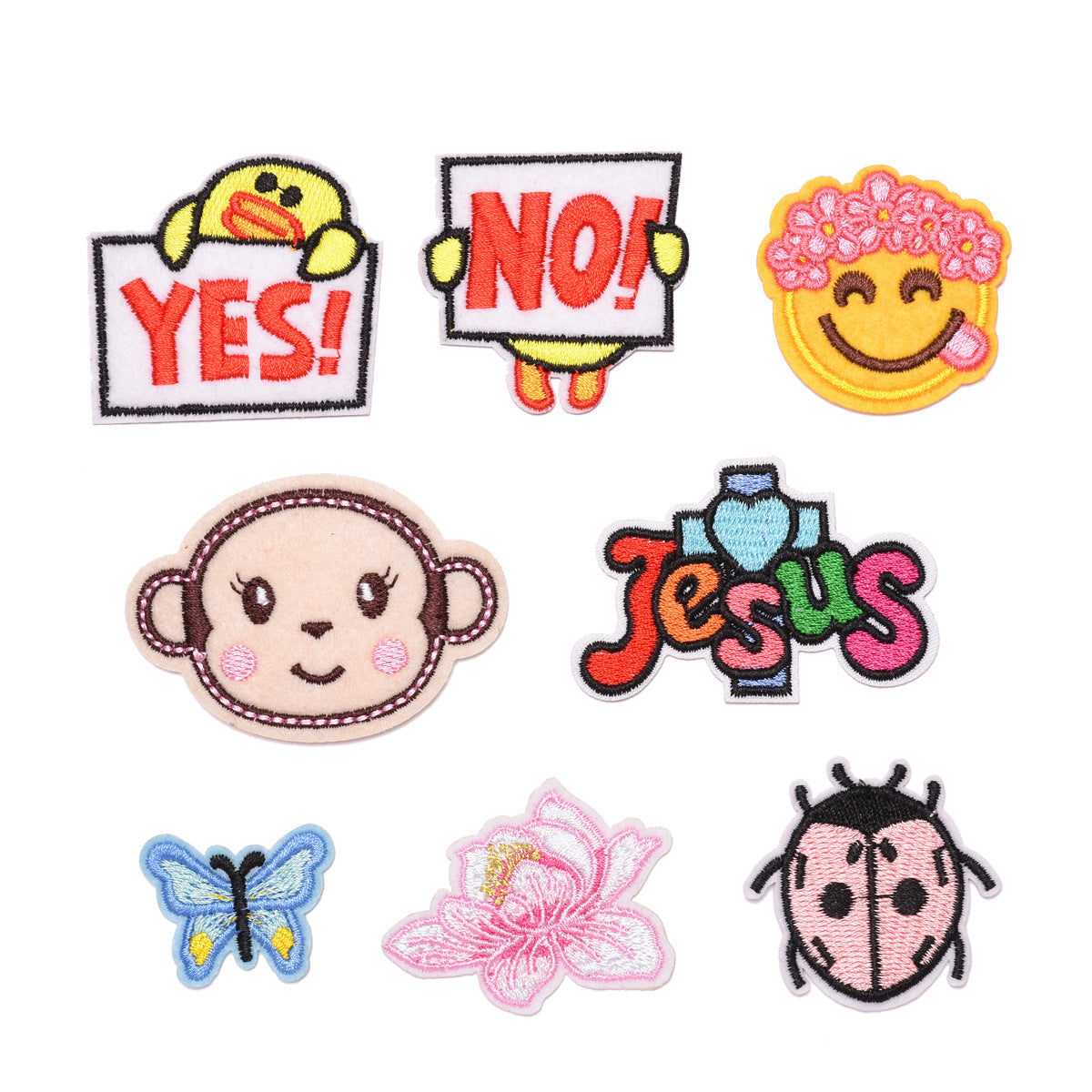 Wholesale Felt Cartoon Bear Embroidery Patch Applique For Kids Clothing Decorative Gift