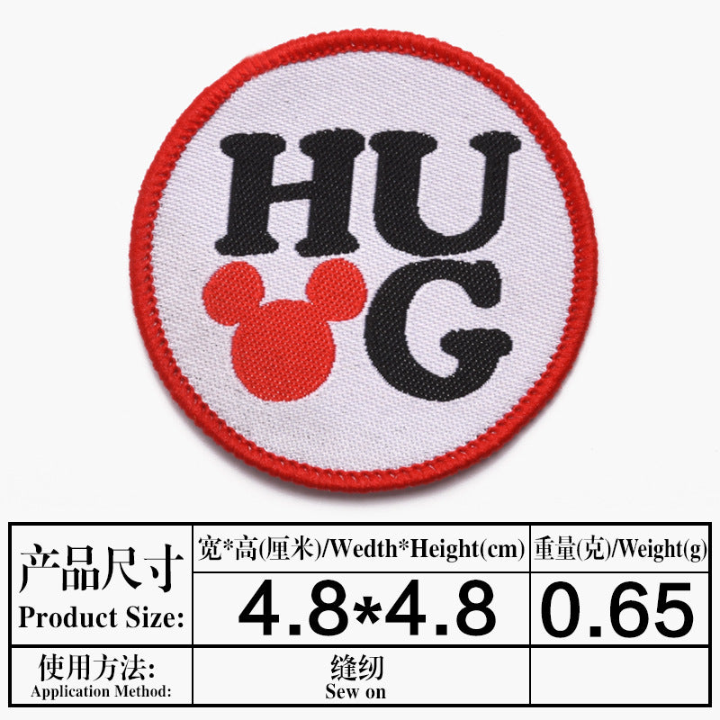 Wholesale Campus-themed badge DIY Patches