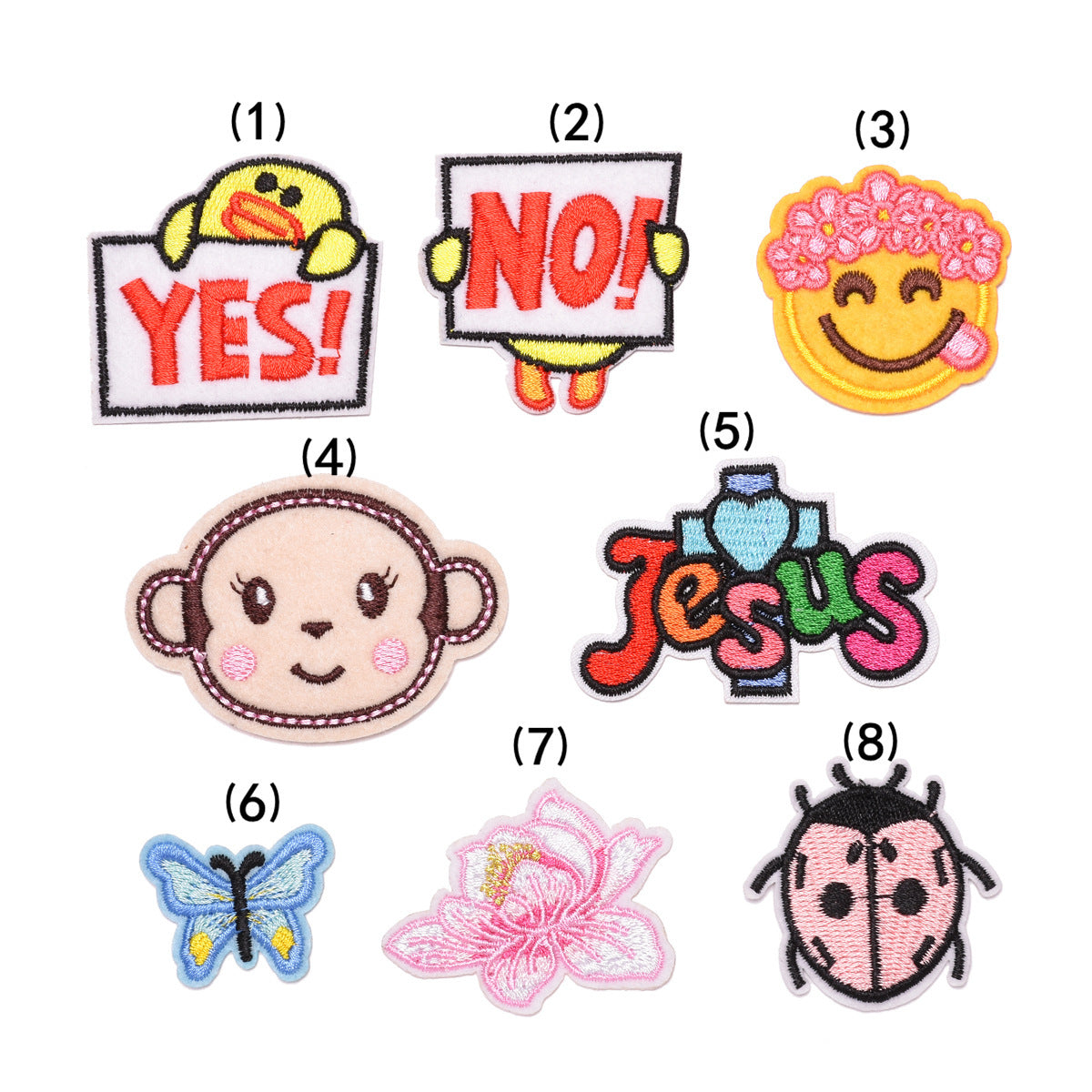 Wholesale Felt Cartoon Bear Embroidery Patch Applique For Kids Clothing Decorative Gift