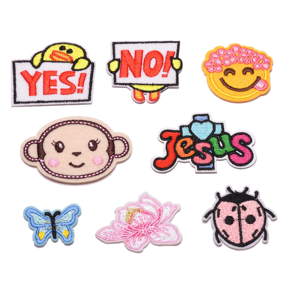 Wholesale Felt Cartoon Bear Embroidery Patch Applique For Kids Clothing Decorative Gift