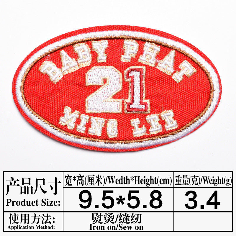 Wholesale Trendy Skull Embroidered Iron On Patch Clothing Decorative Badge Resale