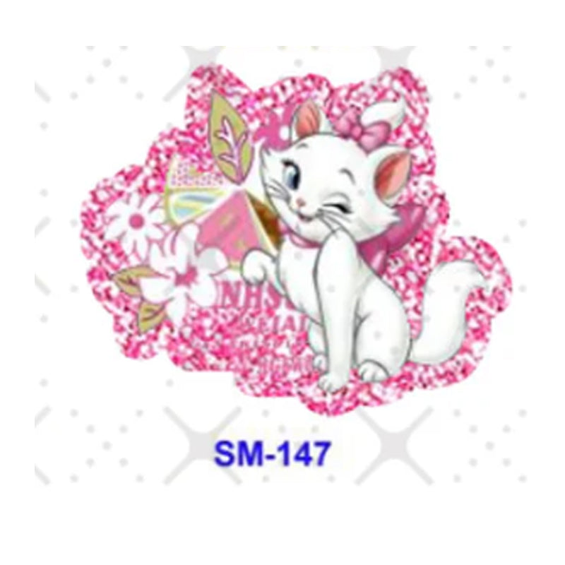 Wholesale 5 Pcs/10 Pcs/20 Pcs Colorful Flowers Butterflies Pink Cartoon Cats Acrylic Flatbacks (Butterflies /Flowers /Cartoon ) for DIY Badge Reels & Phone Stands OLY Exclusive