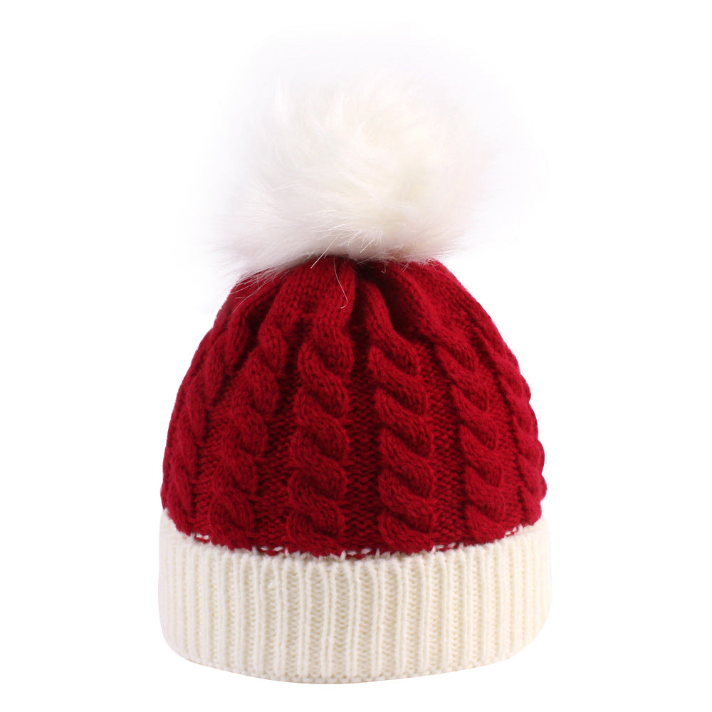 Wholesale Christmas Children's Warm Knitted Beanie