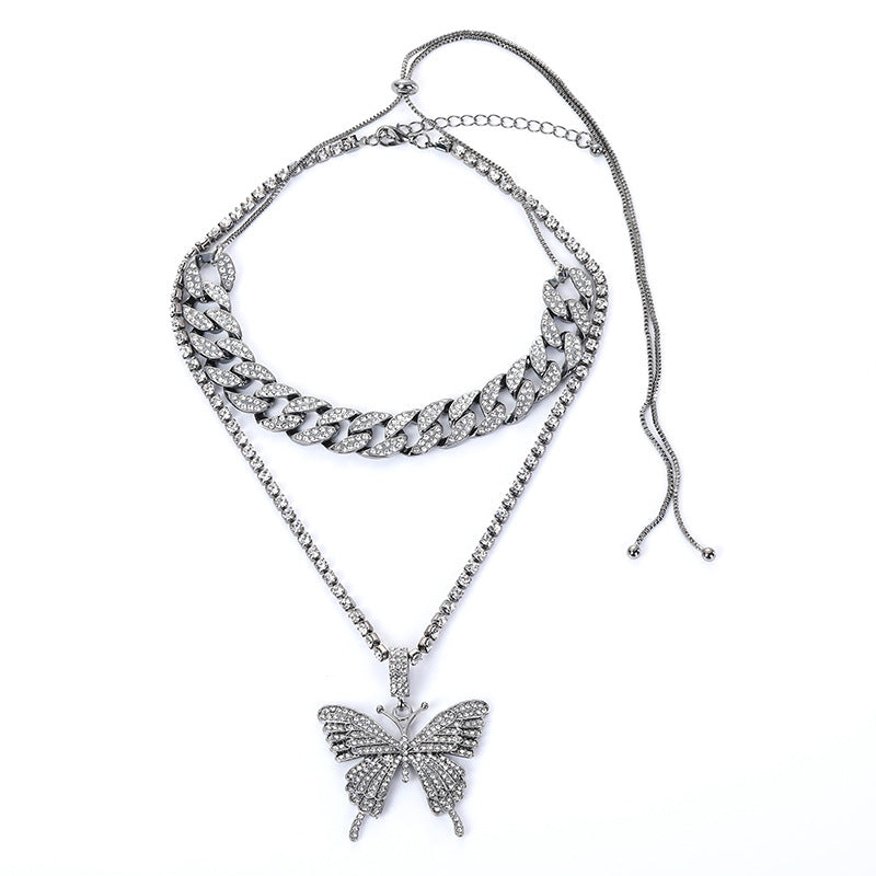 Wholesale Vintage Gothic Halloween Pendant Alloy Necklace