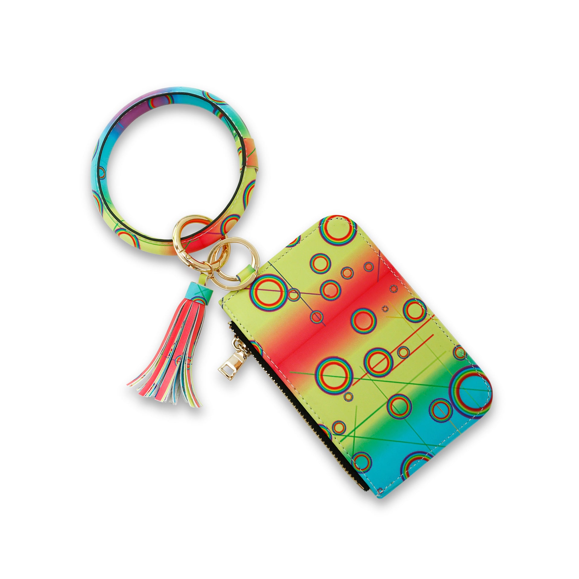 Wholesale Popular PU Leather Coin Purse Keychain