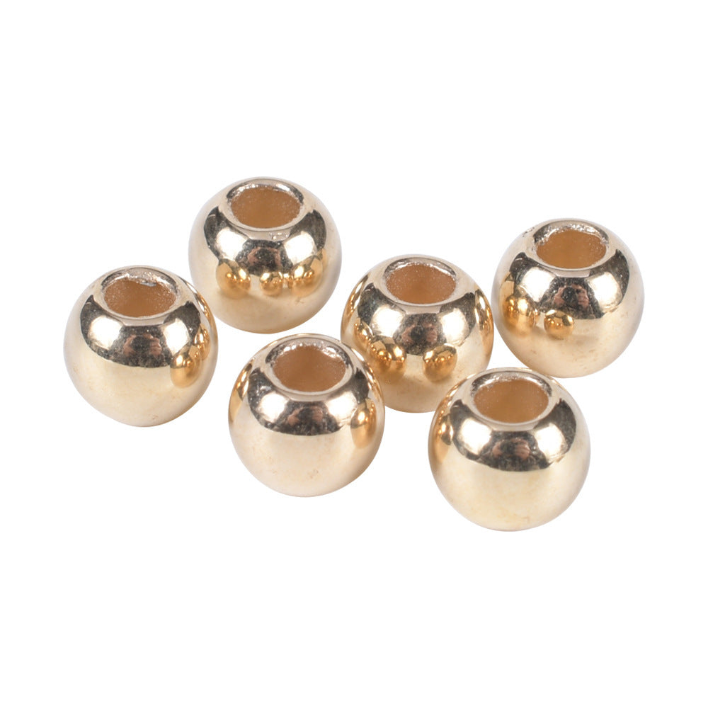 Wholesale of 100PCS/PACK Large Hole Acrylic Beads for Jewelry Accessories