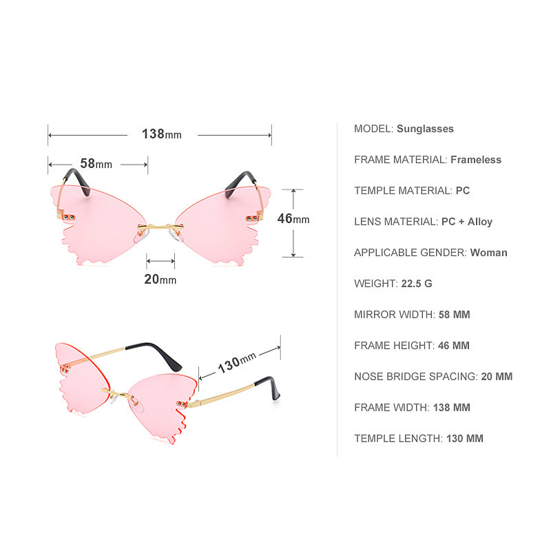 Wholesale Butterfly PC Sunglasses