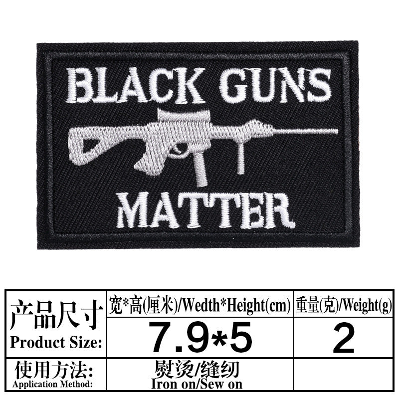 Wholesale Black English Letter Embroidered Patches 20 Pack DIY Clothing Badges For Shoes Hats Fashion Decorative Accessory For Everyday Use